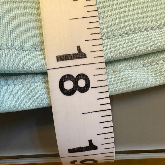 Dessy Collection Strapless Light Blue bodycon soft Women's Tube Top size Medium - Picture 7 of 7